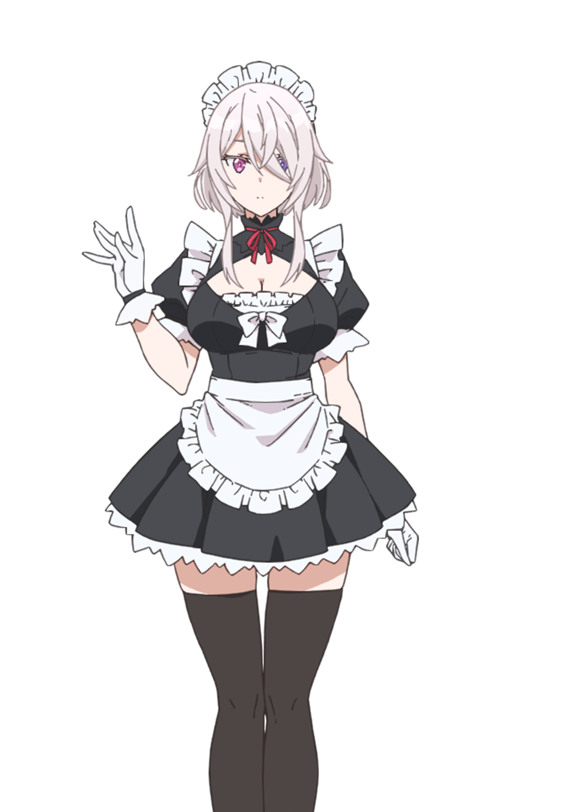 Official Magical Explorer character art of Nanami, the maid-knight voiced by M.A.O